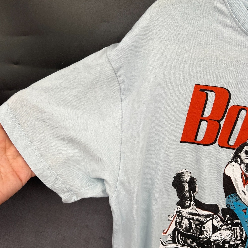 NEW Bon Jovi The American Tour graphic band t-shirt biker indie sleaze retro XS - Picture 3 of 8